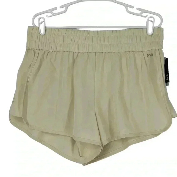 DSG SHORTS WOMENS LARGE 3” HIGH RISE WAISTBAND LIGHT STAND ACTIVEWEAR ATHLETIC - Picture 4 of 8